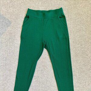 🌷 Amour Vert Paris Rib Knit Green Joggers